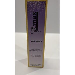 Biomax Moisturizering Hand And Body Lotion 3.5 FL OZ Lavender Vegan Cruelty Free